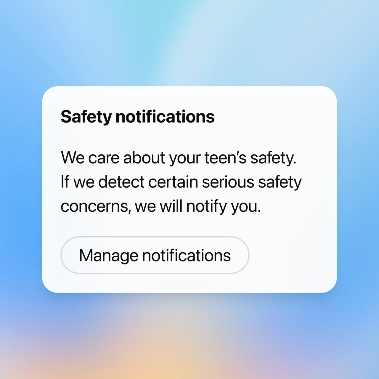 Zrzut ekranu ustawień powiadomień w aplikacji mobilnej ChatGPT